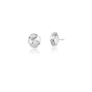 Brinco Ban. A Rodio Liso 4 Voltas Trabalhado Oval 16x14mm (Aut)