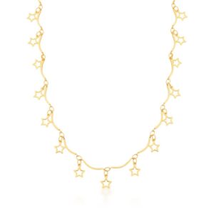 Colar Ban. Dourado Liso 31 Estrela 65+5cm (Cat)